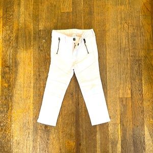 Like NEW GAP kids Moto Jeggings! Light pink- zipper pockets and snap closure; 2T